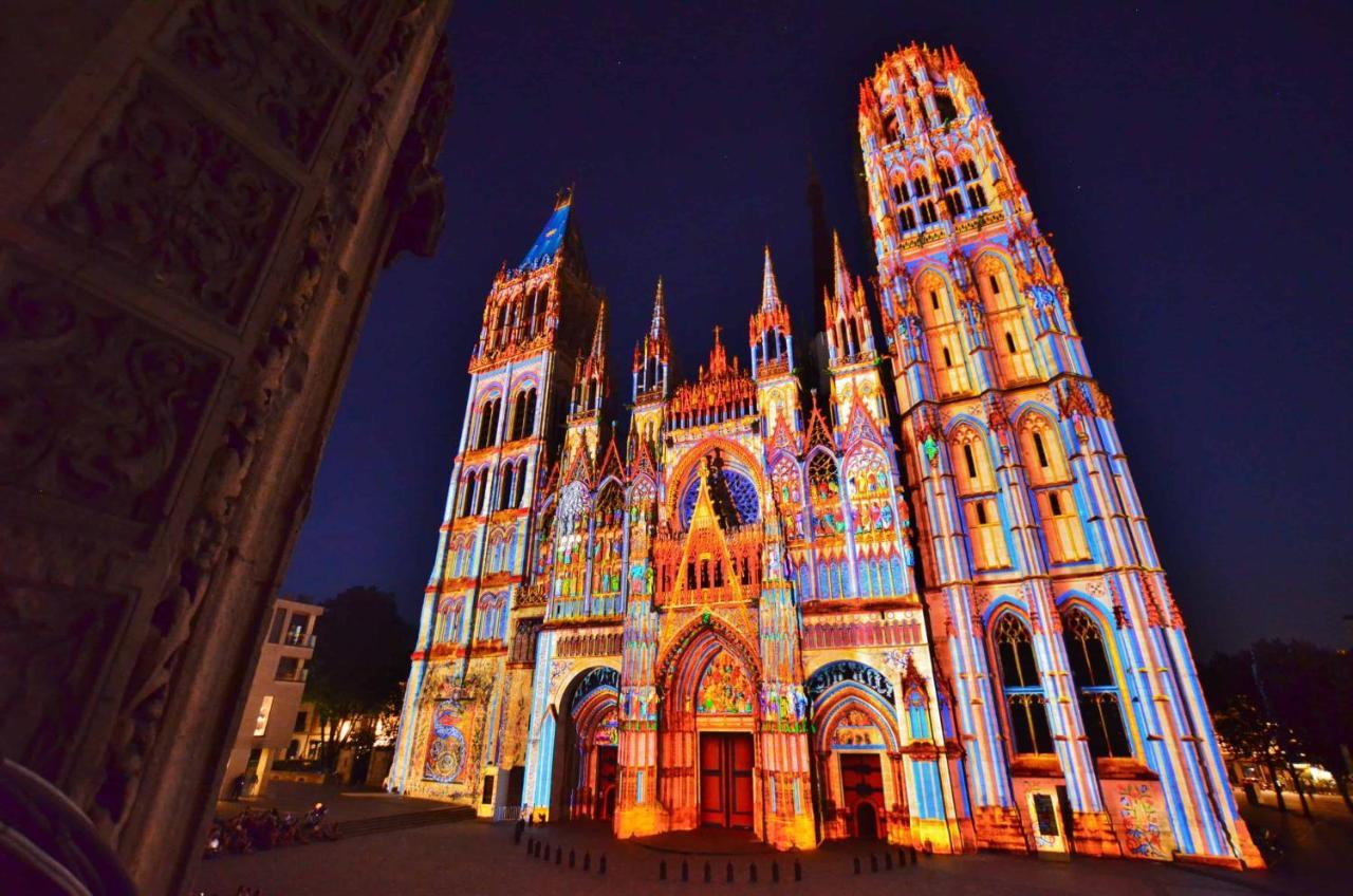 Rouen - Appartements - Centre Historique - Tout Confort - Internet Fibre ภายนอก รูปภาพ